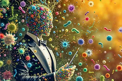 Microbiome as conductor of our survival