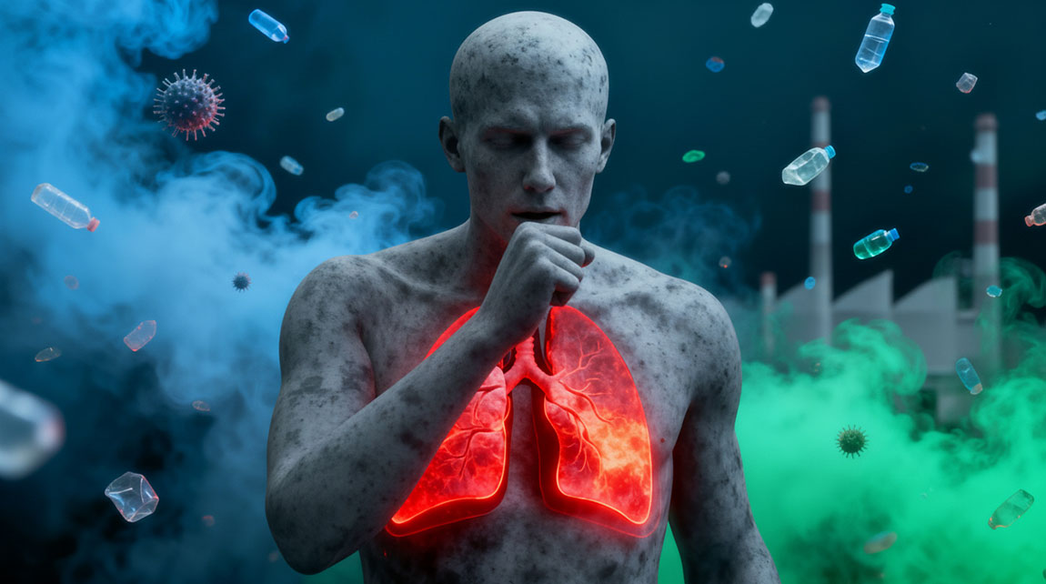 COPD-Lunge - Auslöser: Luftverschmutzung und Umweltgifte