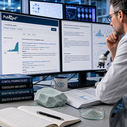 PubMed fragen statt Polemik über Zeolith ausschütten: Ein Blick in die wissenschaftliche Datenbank reicht