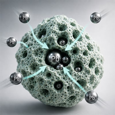 Zeolith als Blei-Absorber